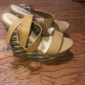 Size 9 wedges from Charming Charlie!